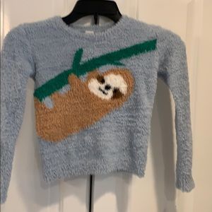 Sloth fuzzy sweatshirt